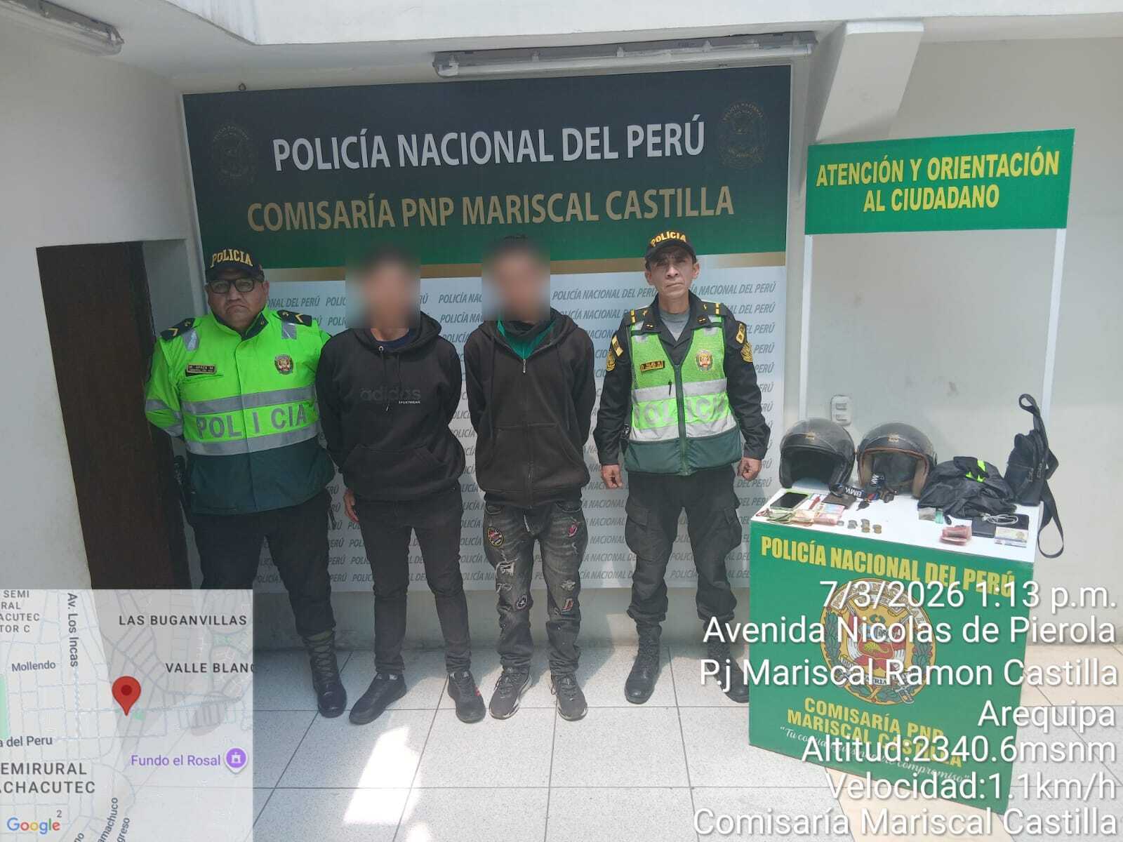 Detienen a extorsionadores de vendedora de desayunos en Cerro Colorado