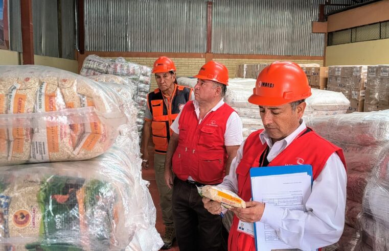Detectan deficiencias en almacén de ayuda humanitaria del Indeci en Arequipa