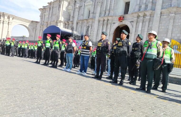 AREQUIPA: MÁS DE 2 MIL POLICÍAS RESGUARDARÁN TU VOTO ESTE 12 DE ABRIL