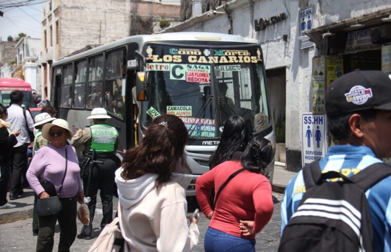 Pasaje urbano se incrementa a S/ 1.30 en Arequipa