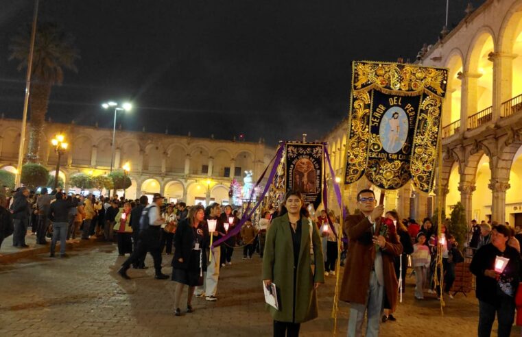 MPA acompaña tradicional procesión del Señor del Perdón y Virgen de la Amargura