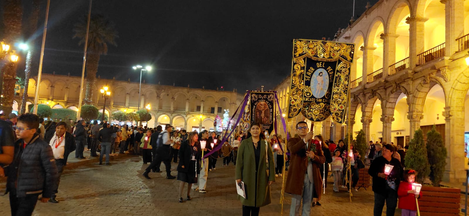 MPA acompaña tradicional procesión del Señor del Perdón y Virgen de la Amargura