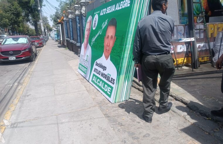 Propaganda electoral en Arequipa mueve miles de soles en campaña