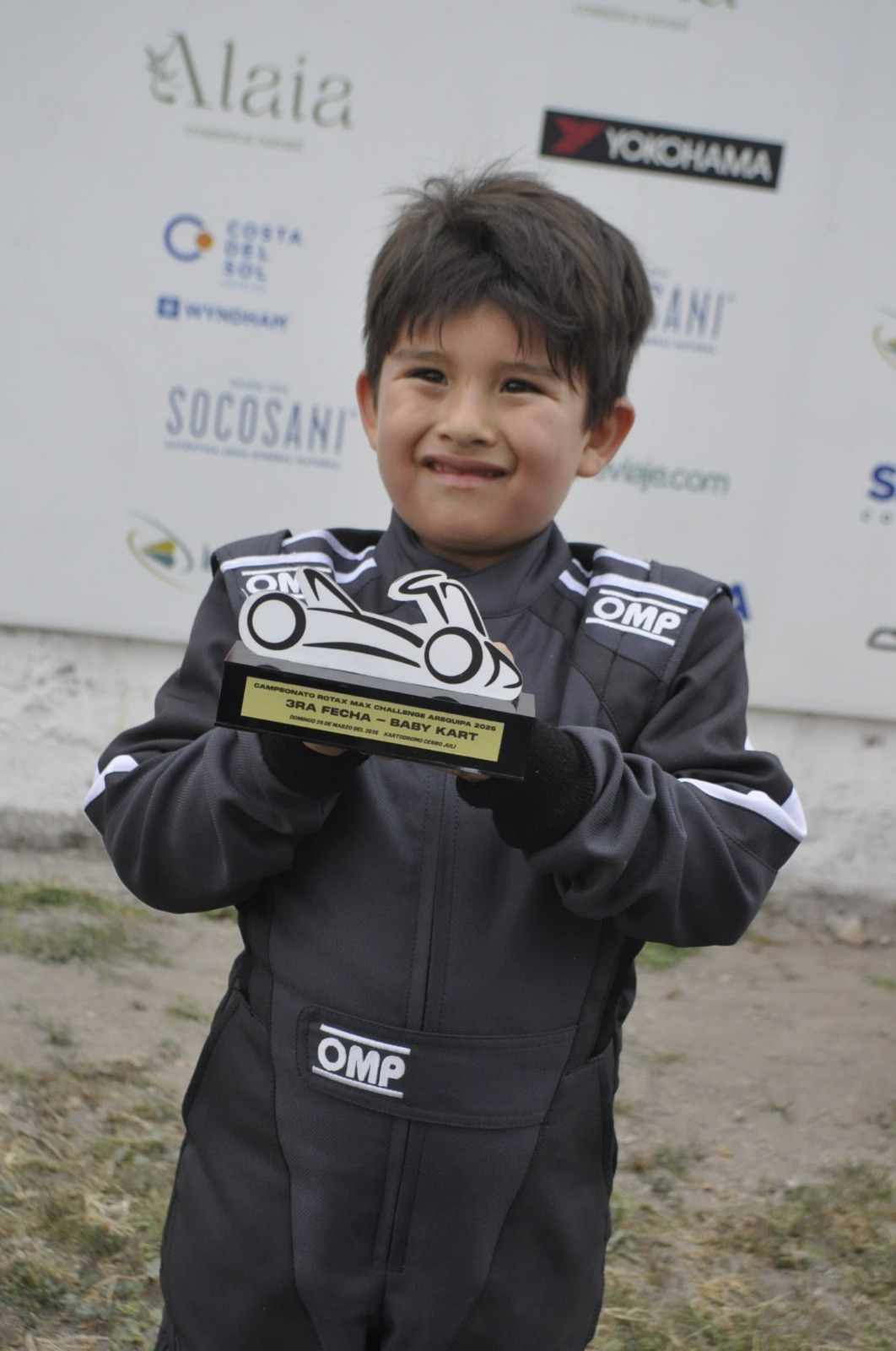 Rafael Gil, la promesa del kartismo arequipeño, en la pista