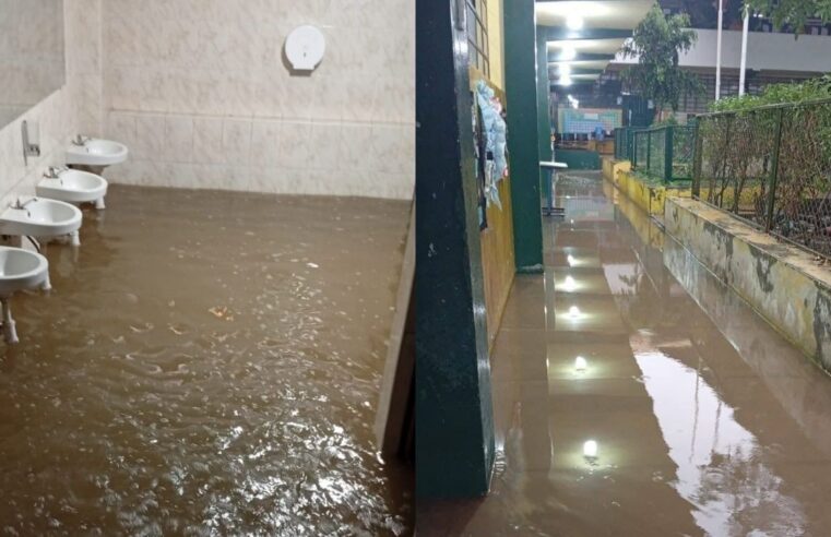 Padres de familia exigen a Rohel Sánchez dejar colegios al menos con drenajes pluviales