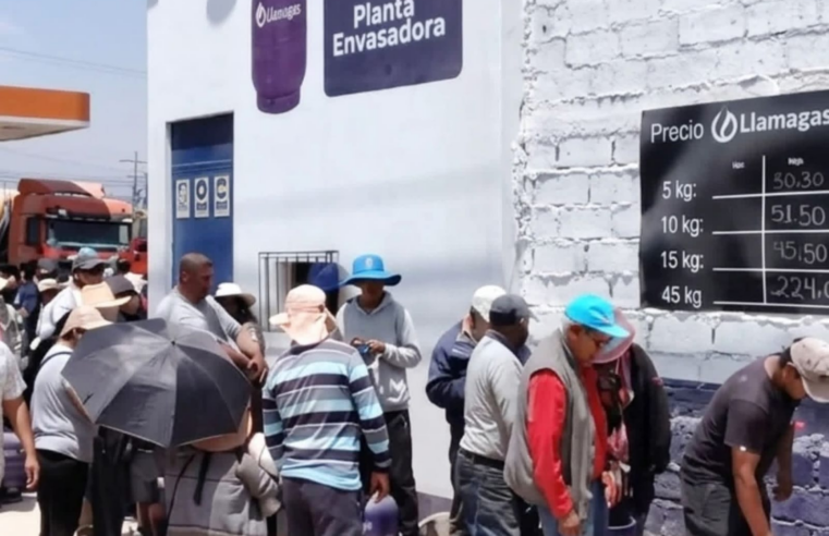 Racionalizan venta de balones de gas ante escasez de GLP en Arequipa