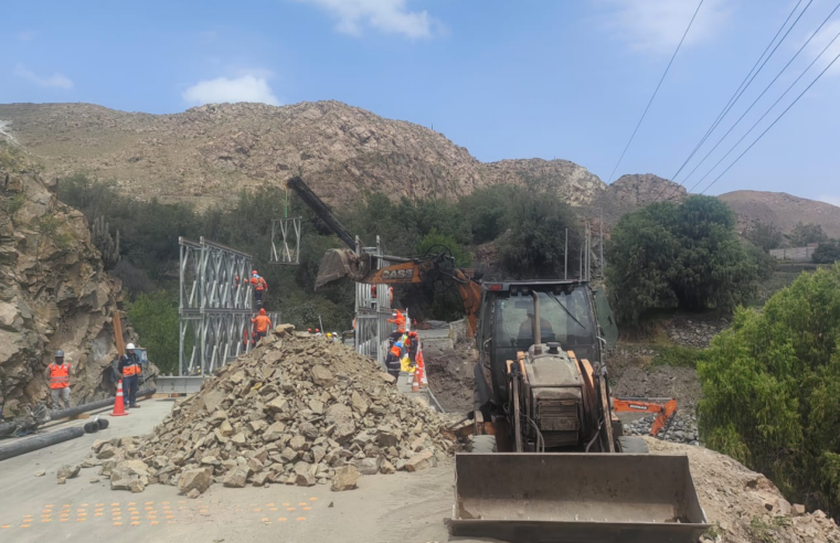 Avance desigual en instalación de puentes modulares en Arequipa