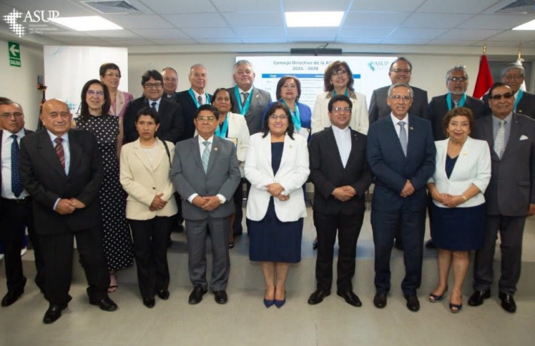 Rector de la UCSM asume la presidencia de la ASUP para el periodo 2026–2028