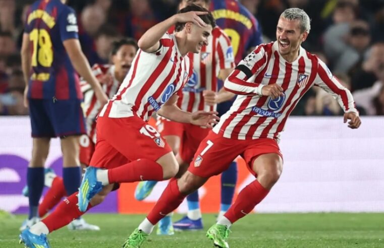 Atlético de Madrid se impuso sobre el Barcelona FC en Liga de Campeones