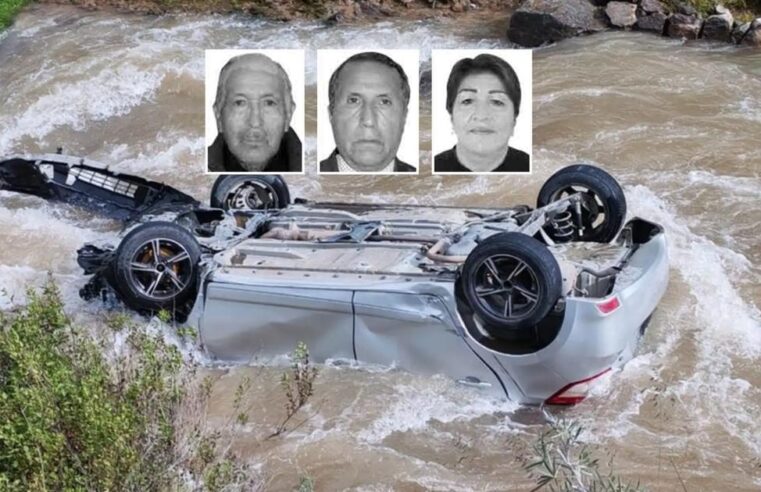 Tragedia: exalcalde desaparece y dos familiares mueren en accidente