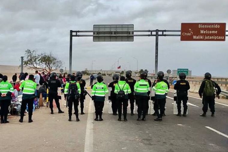 Refuerzan frontera ante el endurecimiento migratorio en Chile
