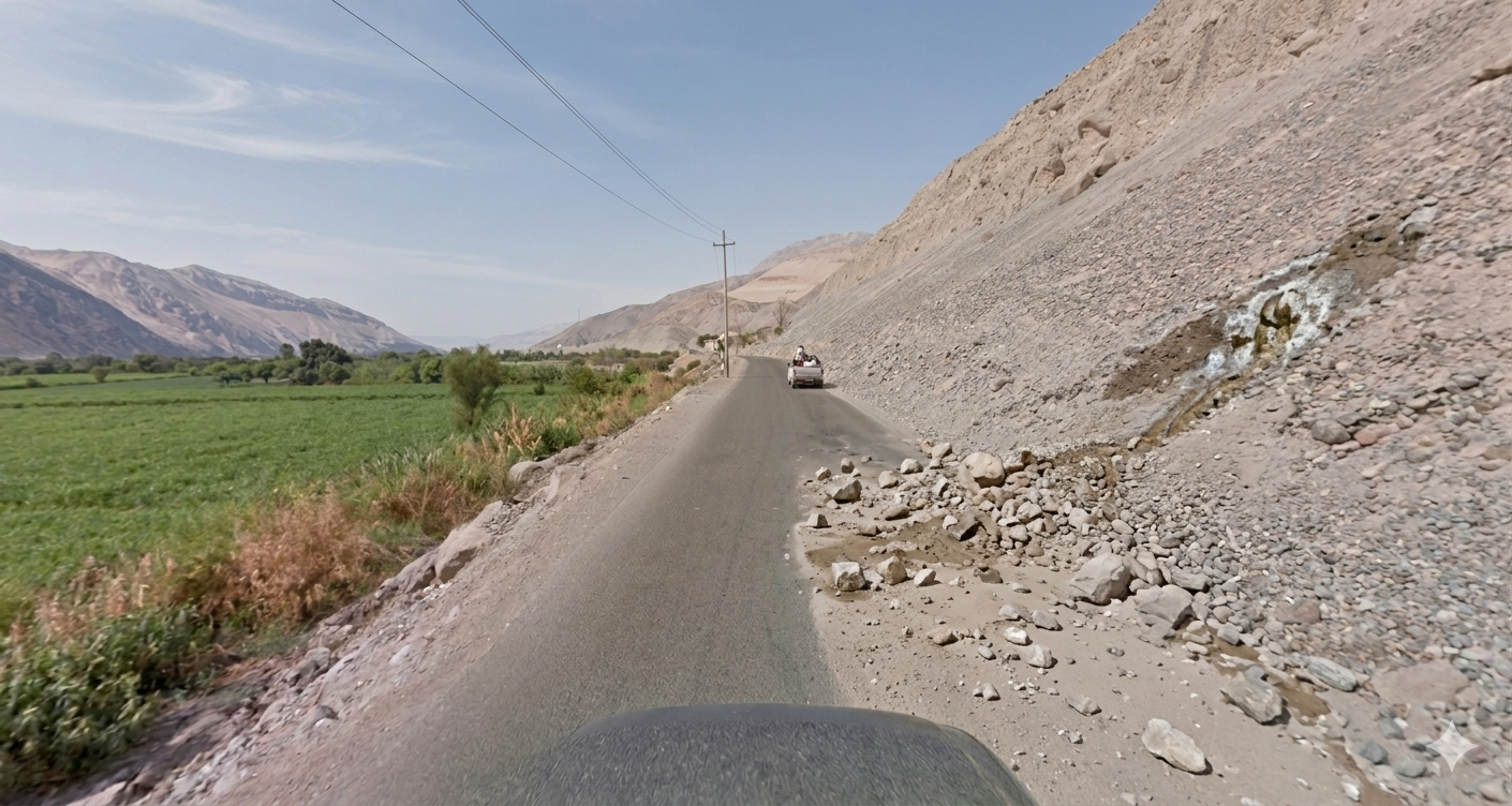 Derrumbes por filtraciones podrían aislar a Castilla alta, Chuquibamba y Cotahuasi