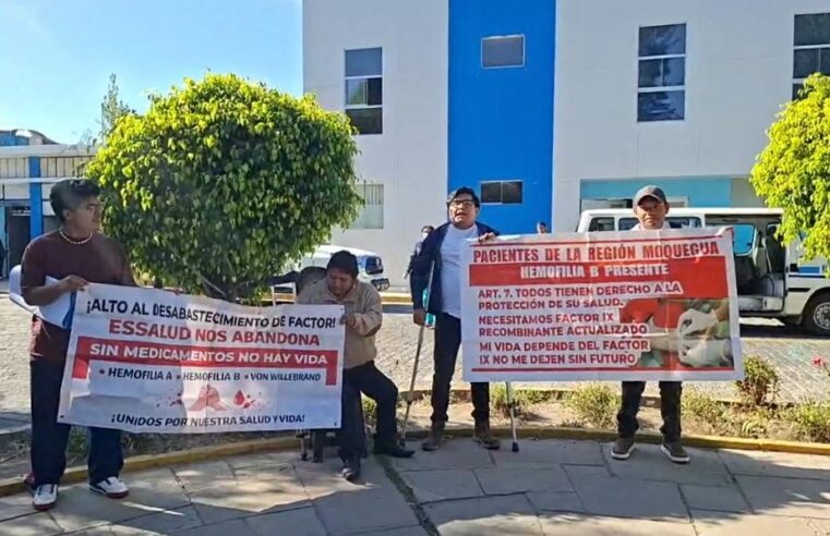 Pacientes con hemofilia exigen factor IX para controlar hemorragias