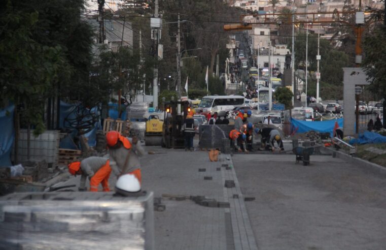 Obra en la avenida Ejército incumple plan de desvíos aprobado por MPA