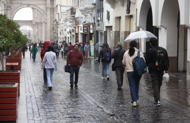 Transición al otoño trae garúas en Arequipa y granizo en zonas altas