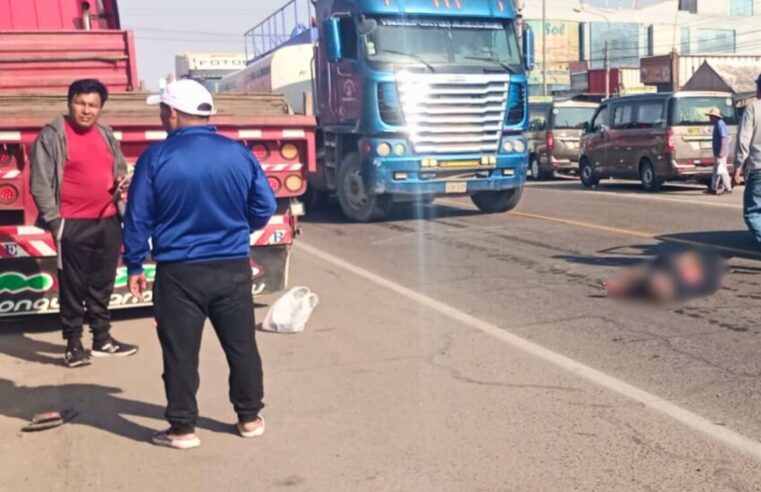 Tragedia: adulto mayor muere tras ser atropellado en La Joya