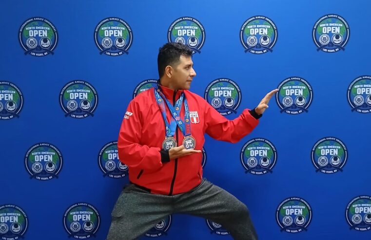 Arequipeño brilló en campeonato de karate en USA
