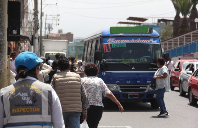 Débil fiscalización del transporte es por falta de apoyo de municipios distritales
