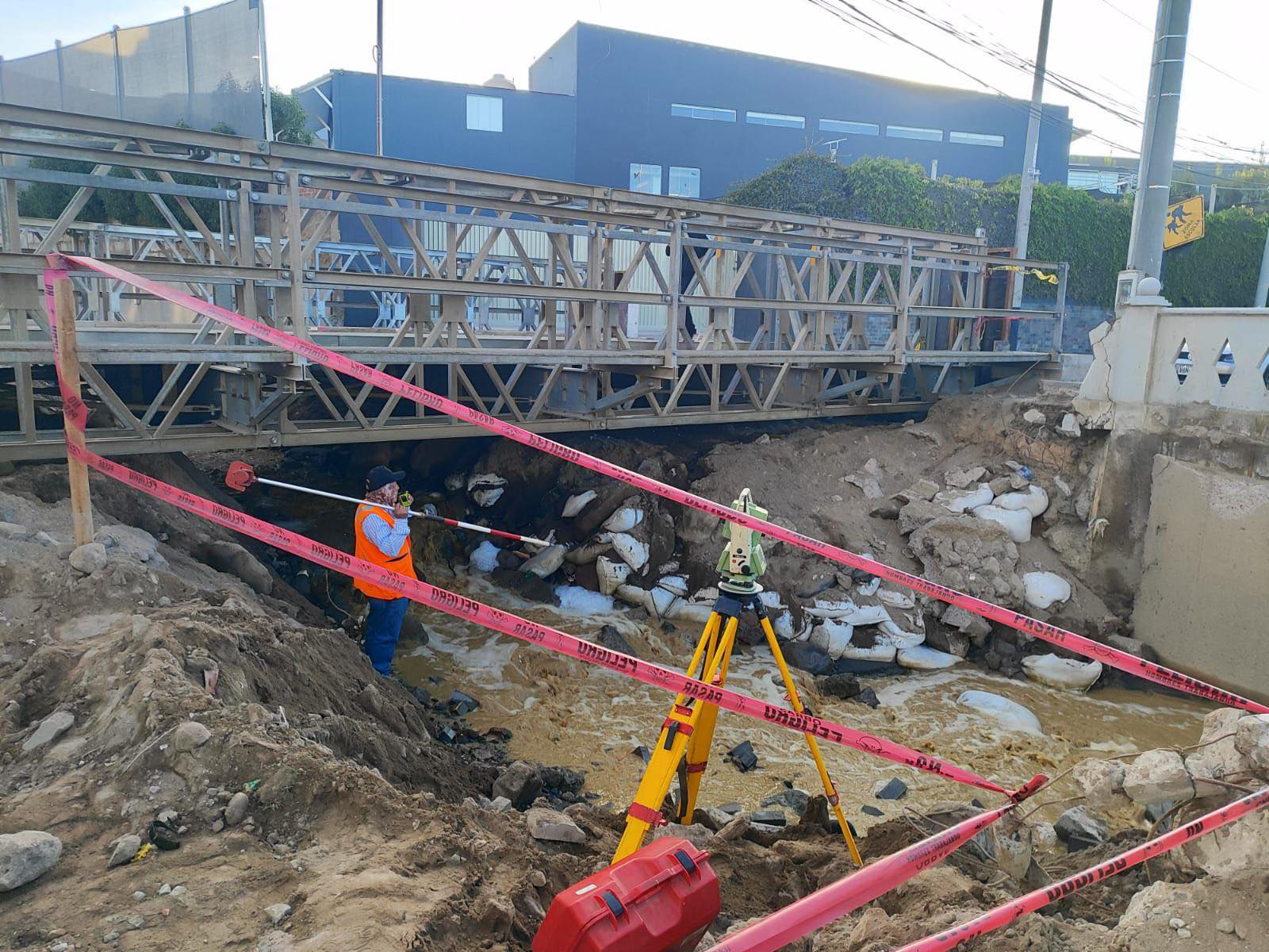 Habilitan puente La Concordia sin paso peatonal y con obras pendientes