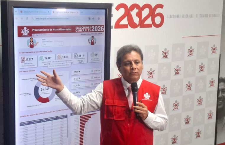 Más de 27 mil actas observadas pasan a revisión de los JEE