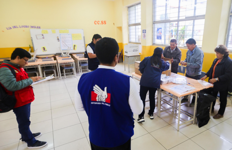 Defensoría del Pueblo desplegará 754 veedores para supervisar elecciones
