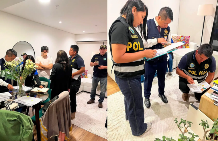 Fiscalía allana 25 inmuebles por presuntas contrataciones irregulares en gobierno de Jerí