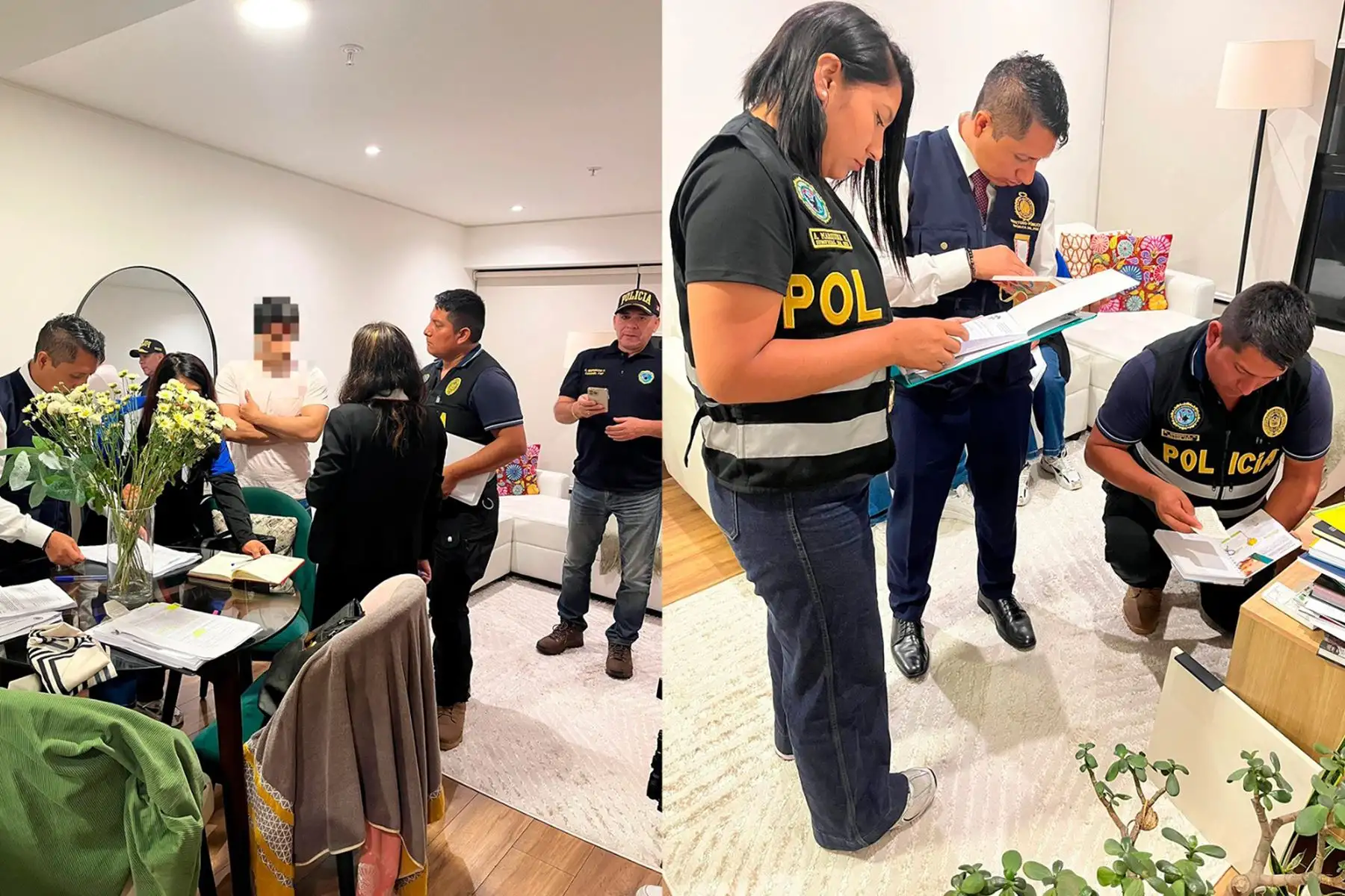 Fiscalía allana 25 inmuebles por presuntas contrataciones irregulares en gobierno de Jerí