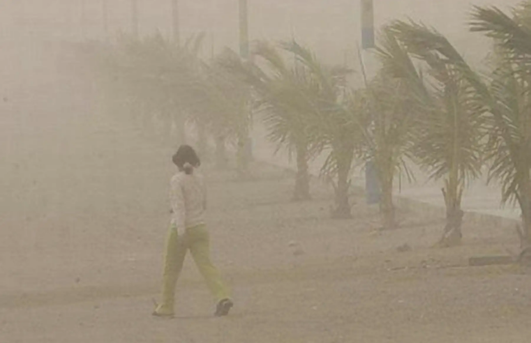 Alerta por vientos en la Costa: podrían levantar polvo y reducir la visibilidad