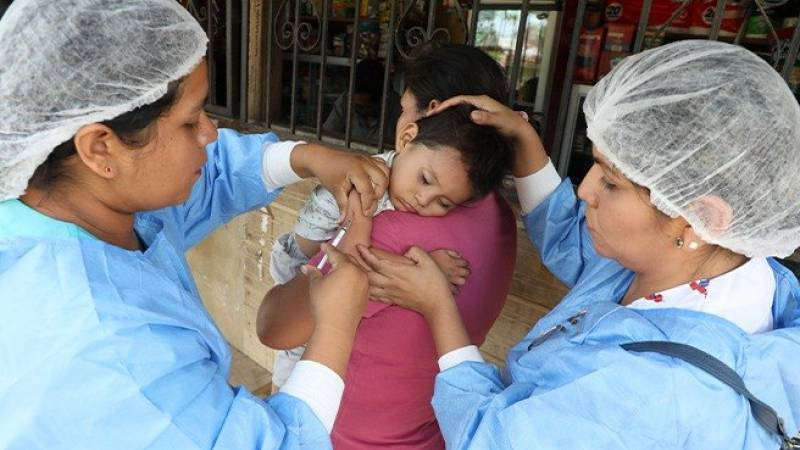 Refuerzan vacunación contra el sarampión en zonas de frontera