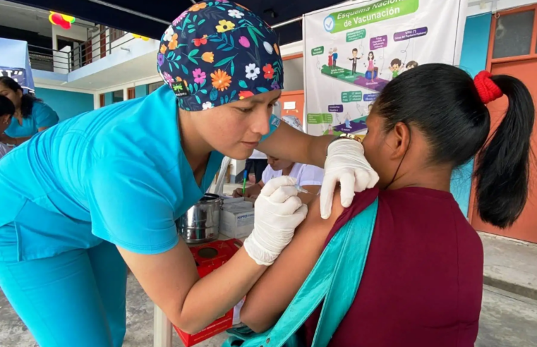 Empezó vacunación contra la influenza y refuerza protección contra el sarampión