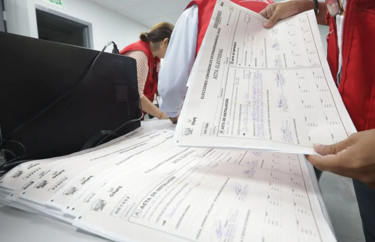 Elecciones 2026: JEE deben resolver actas observadas en un máximo de 24 horas
