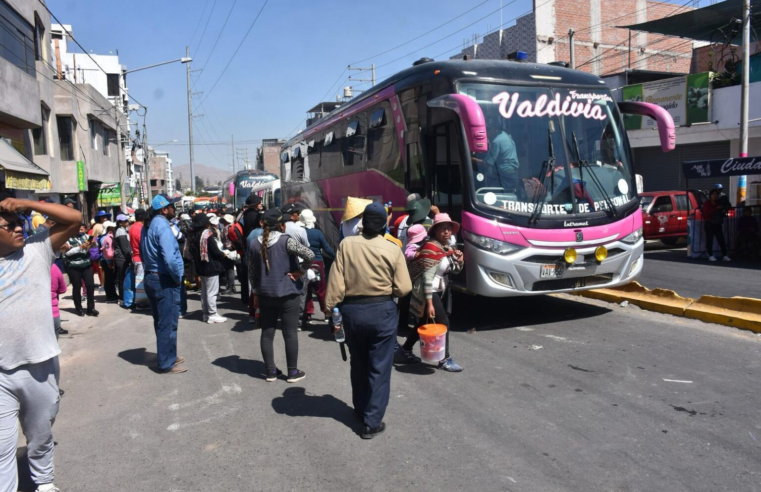 Arequipa refuerza control de transporte al Santuario de Chapi