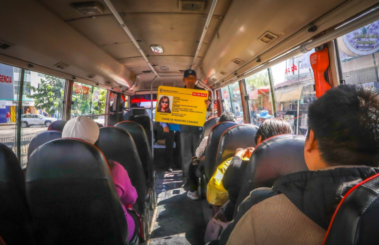 Destacan respeto de pasaje libre para personas con discapacidad en unidades de transporte