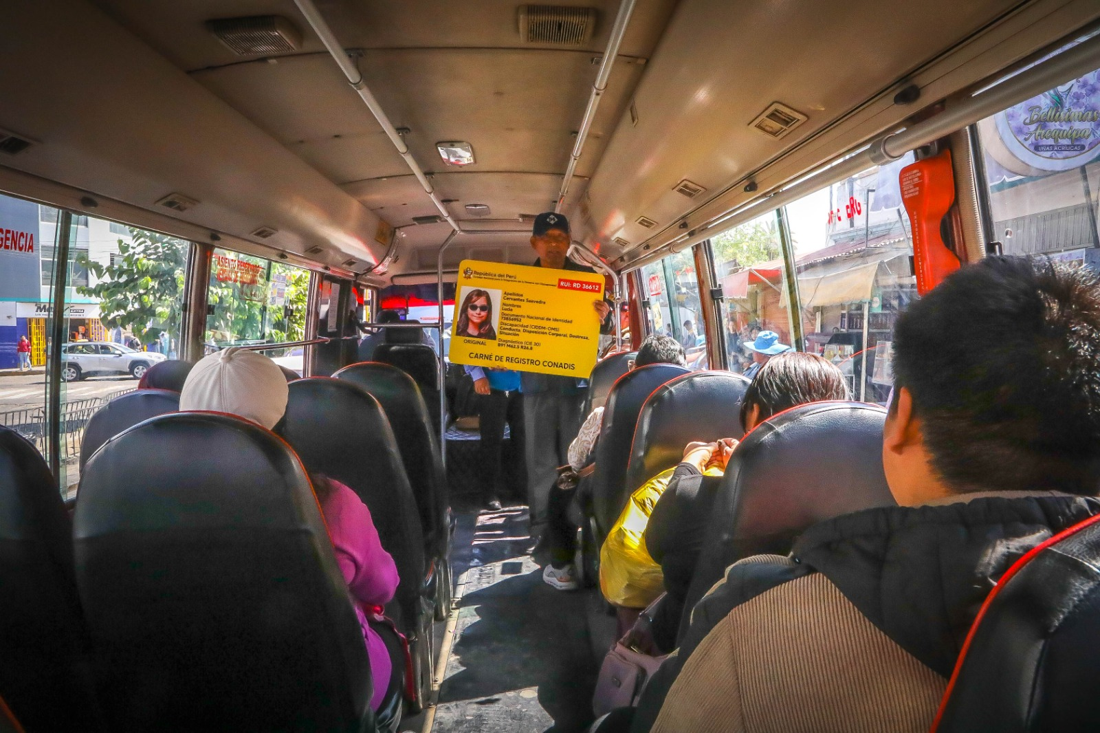 Destacan respeto de pasaje libre para personas con discapacidad en unidades de transporte