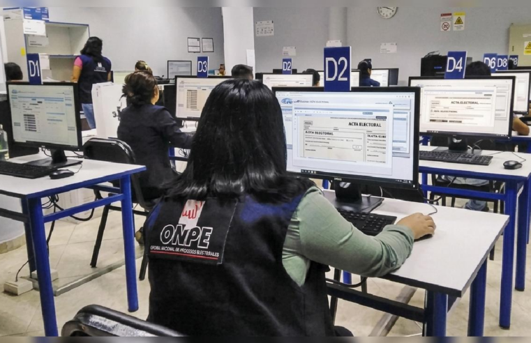 ONPE procesó 100 % de actas presidenciales, pero aún quedan votos por definir
