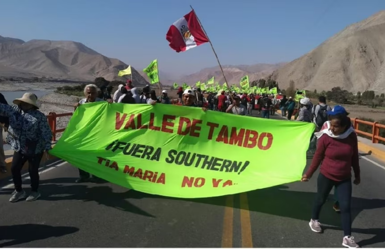 Convocan protesta contra Tía María para el 15 de mayo en Islay