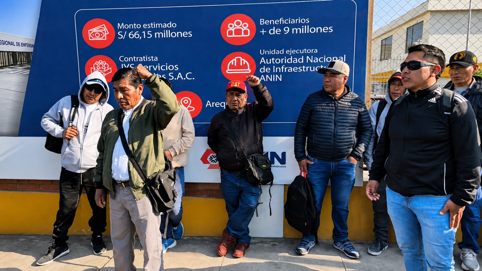 Denuncias de extorsión paralizan los trabajos en el IREN Sur