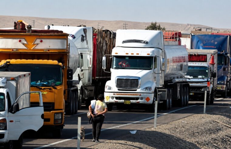 Transportistas anuncian paro por alza en precio de combustibles