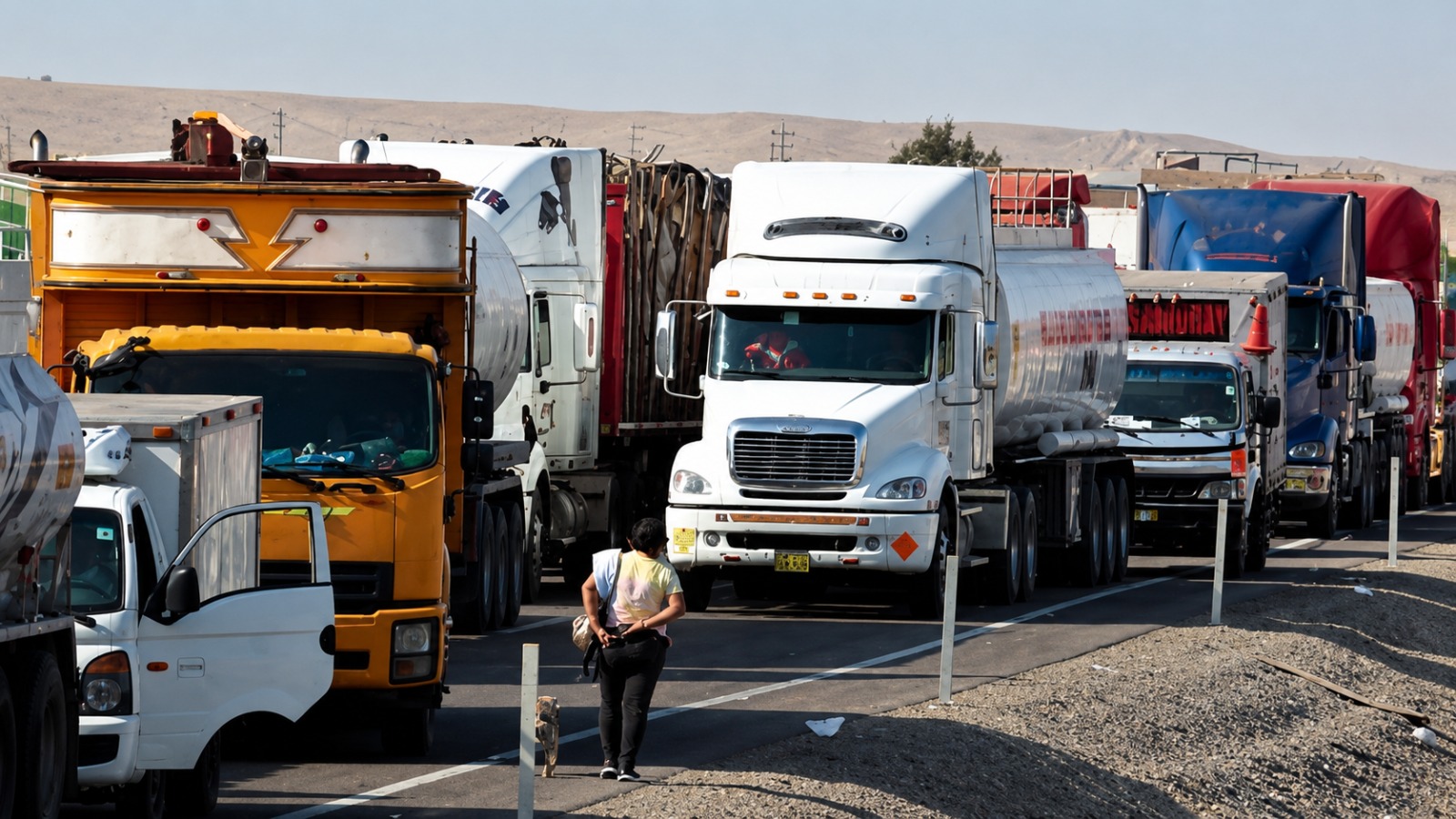 Transportistas anuncian paro por alza en precio de combustibles