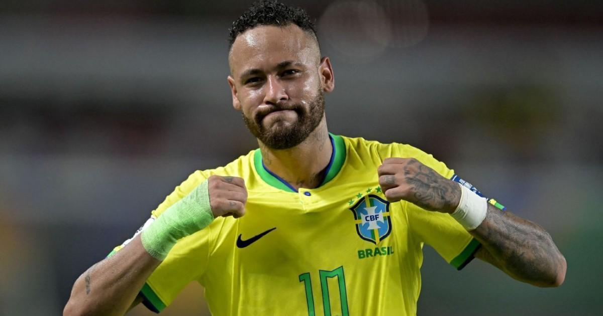Neymar jugará su cuarto Mundial de Fútbol con Brasil