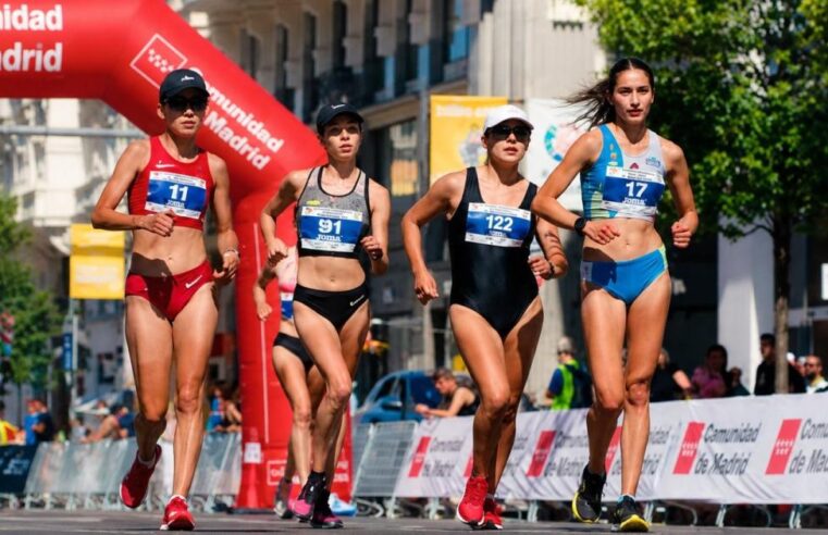 Marchista Evelyn Inga logró medalla de plata en Madrid