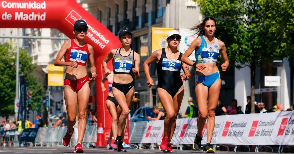 Marchista Evelyn Inga logró medalla de plata en Madrid