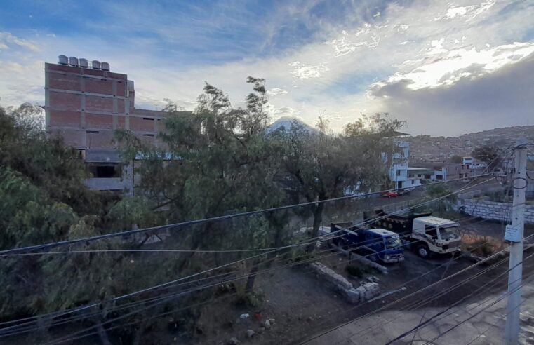 Lluvias y ventarrones sorprenden a distritos de Arequipa