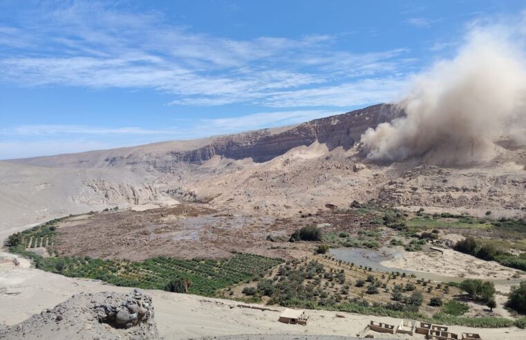 Valle de San Juan de Siguas con riesgo de terminar sepultado