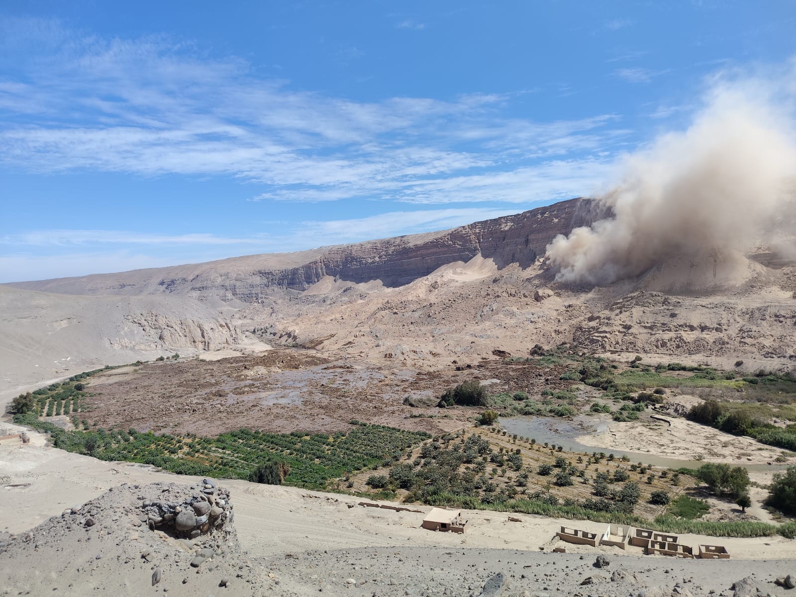 Valle de San Juan de Siguas con riesgo de terminar sepultado