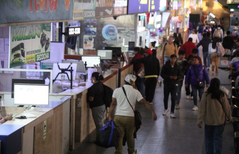 Aumentó fluo de pasajeros en el terminal terrestre por feriado