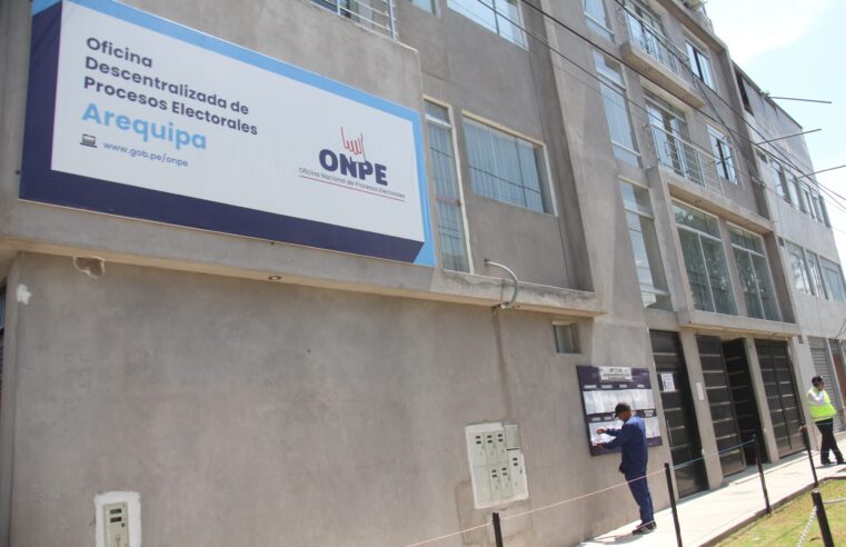 ODPE Arequipa habilita 15 oficinas distritales para fortalecer los comicios