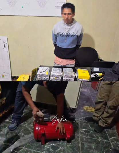 Descubren droga oculta dentro de una compresora durante operativo