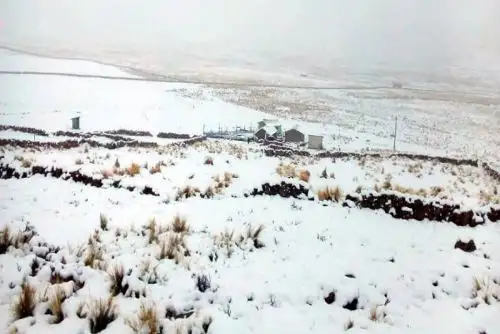 Senamhi alerta lluvias, granizo y nevadas en zonas altas de la sierra