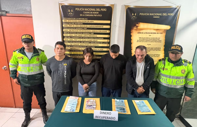 Capturan a presunta banda dedicada a robos en viviendas